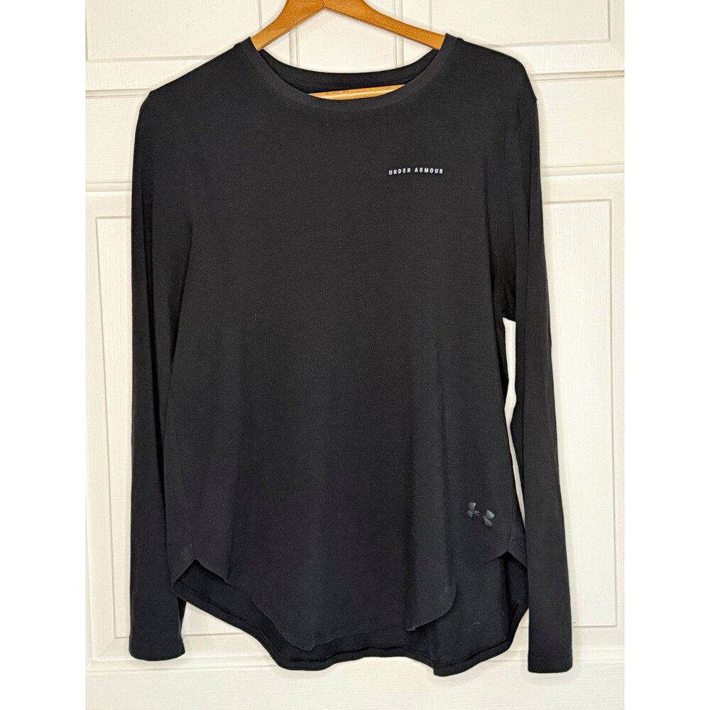 Under Armour Women’s XL Long Sleeve Crew Neck Lightweight Polyester Logo Tee